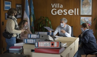 La concejal Jesica Can fue recibida por el Intendente Gustavo Barrera